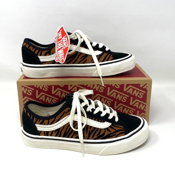 Vans Shoes - VANS Style 36 Decon SF Sneaker Women Size Animal Stripes Brown Suede VN0A5HYR9ZY